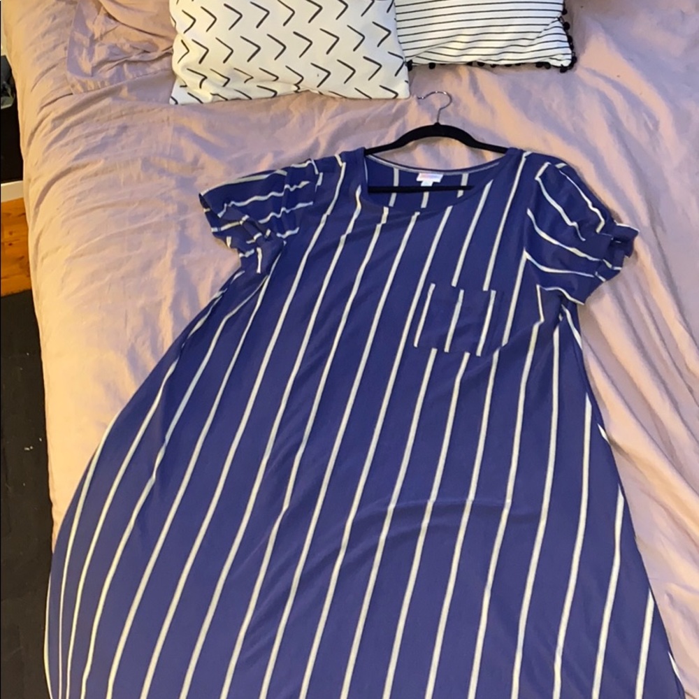 Striped t-shirt dress